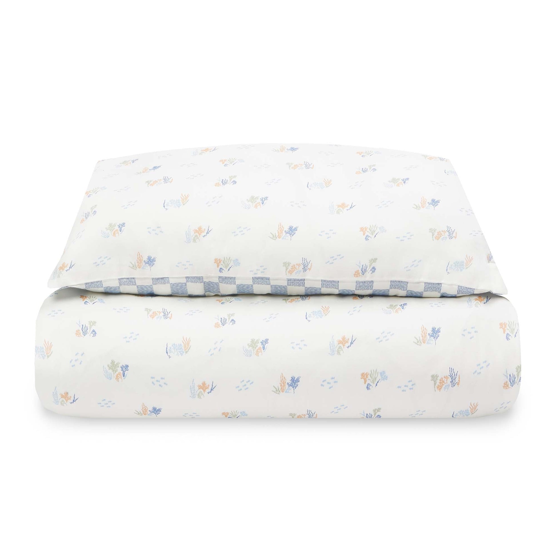 Avery Row Organic Cotton Cotbed Bedding Set - Coastline