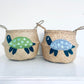 Bellybambino Green Sea Turtle Seagrass Basket - Large