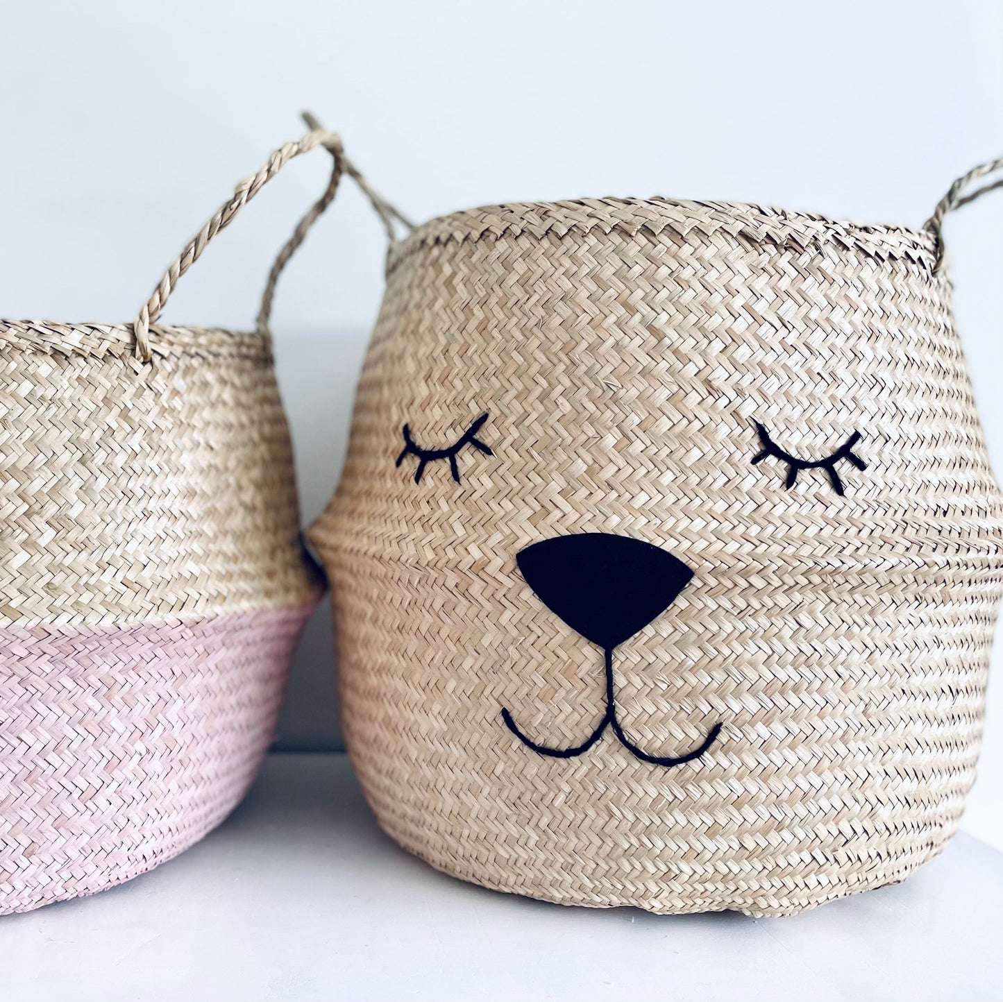 Bellybambino Natural Lioness Seagrass Basket - Extra Large
