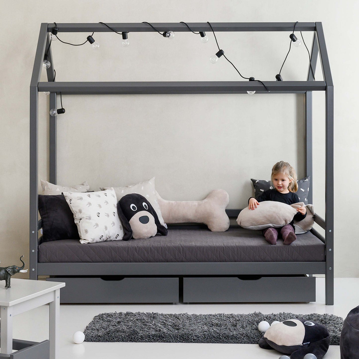 Hoppekids Eco Dream House Bed - 90 x 200 cm
