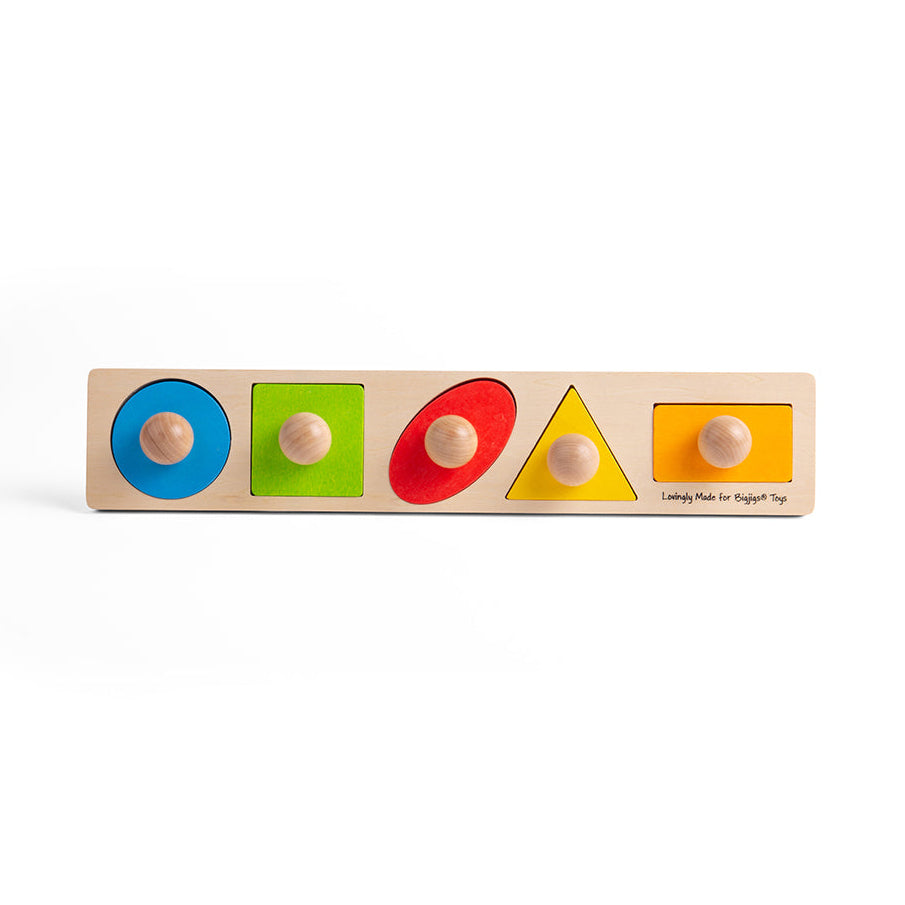Bigjigs Wooden Shape Matching Board