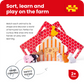 Bigjigs Wooden Farmhouse Shape Sorter Toy