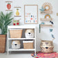 Bellybambino Natural Tiger Seagrass Basket - Extra Large