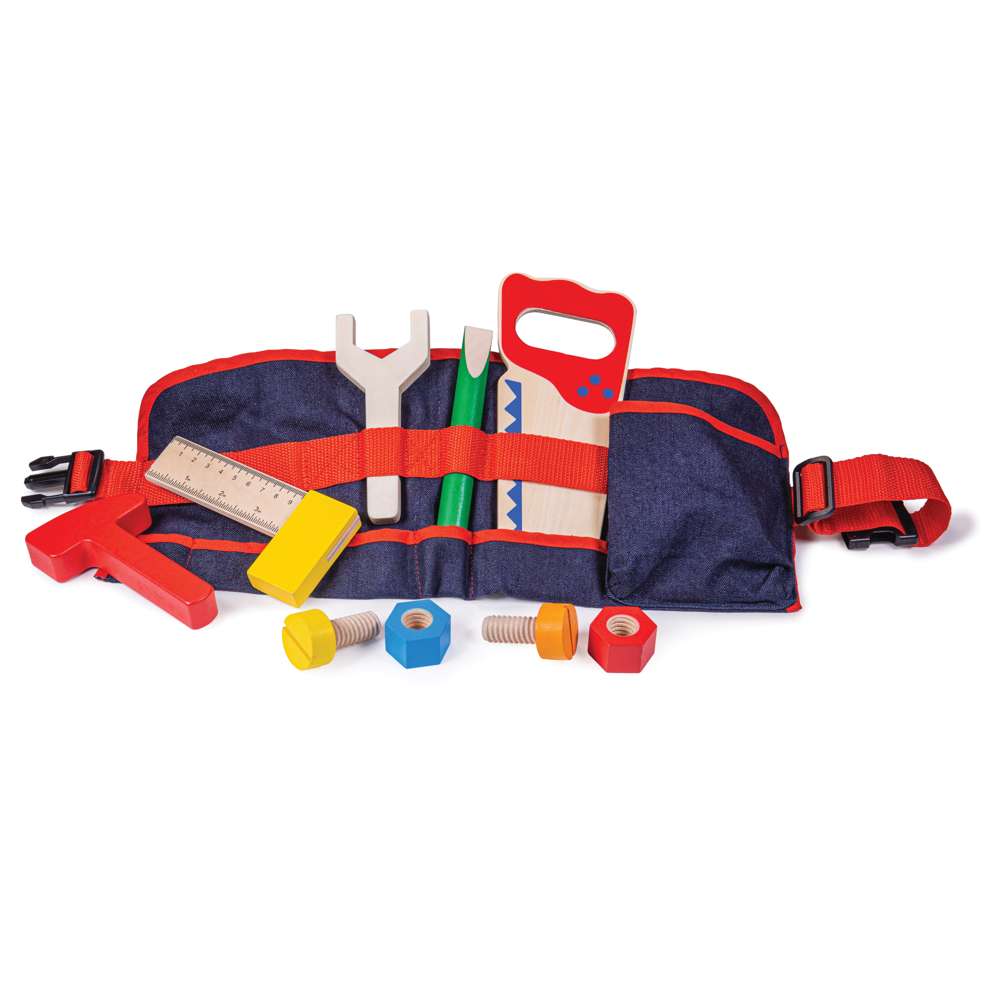 Bigjigs Wooden Toy Carpenters Toolbelt
