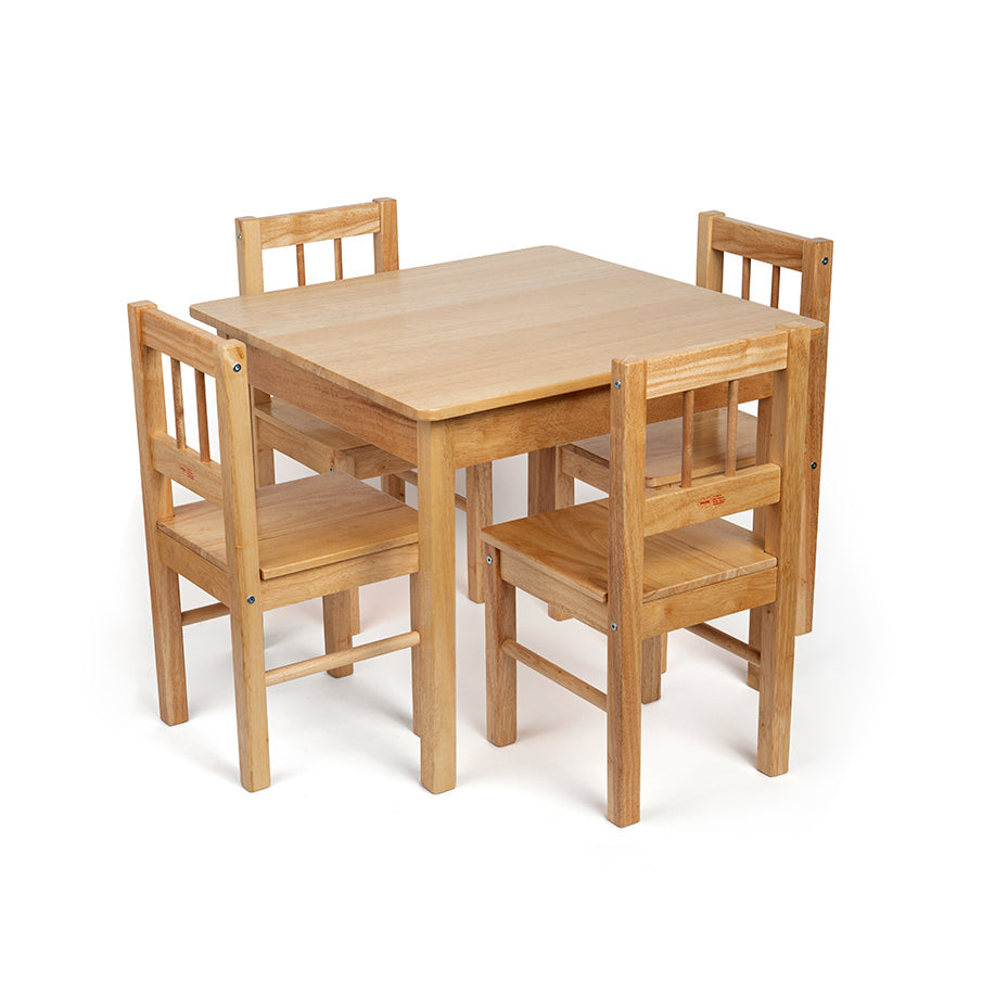 Bigjigs Natural Children's Table & Chair Pack