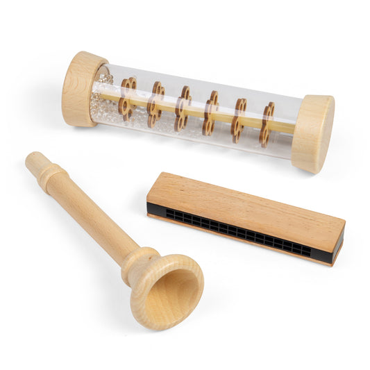 Bigjigs Natural Wooden Classic Rhythm Makers