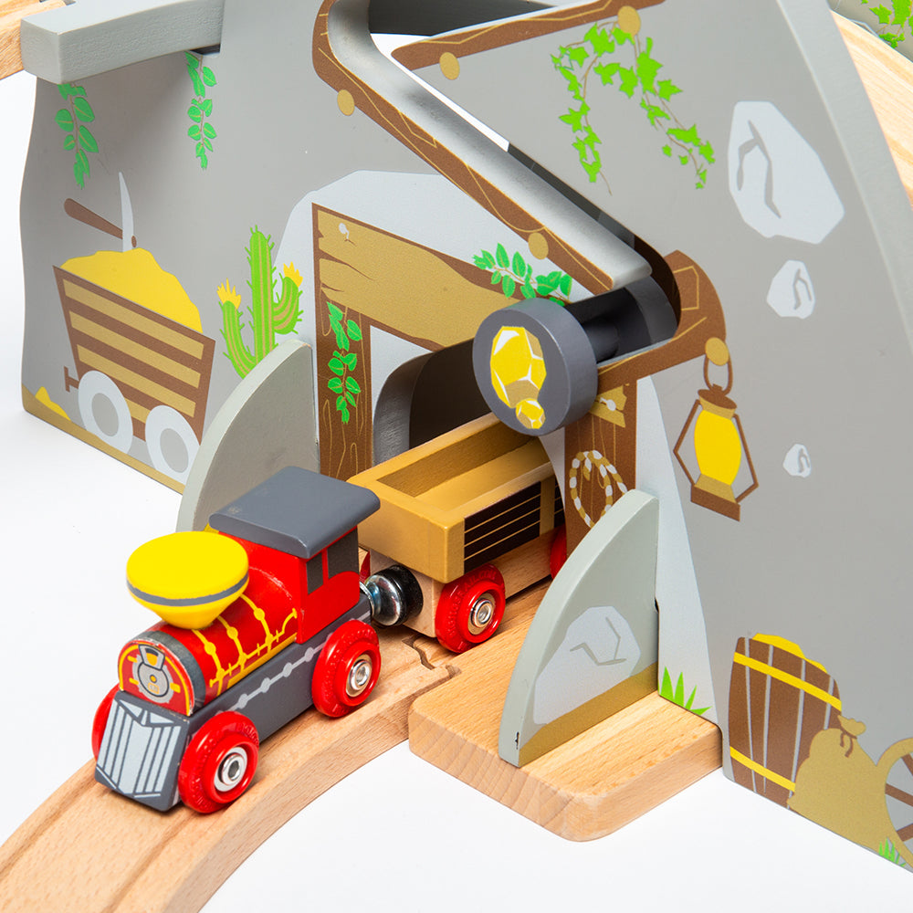Bigjigs Wooden Wild West Train Set