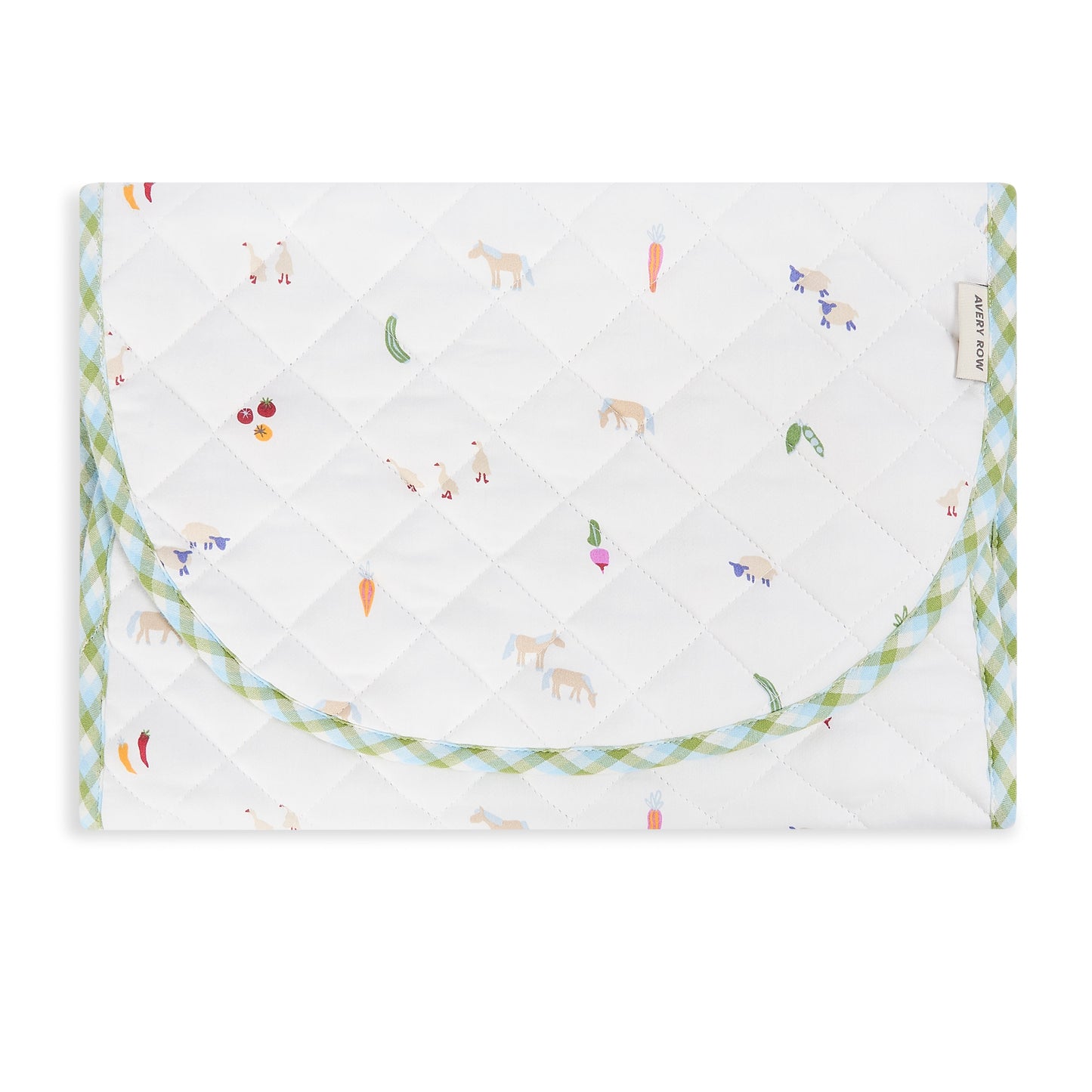 Avery Row Changing Basket Cotton Liner - Little Farm