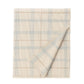 Lorena Canals Handloom Bed Throw - Tartan - Blue Sage