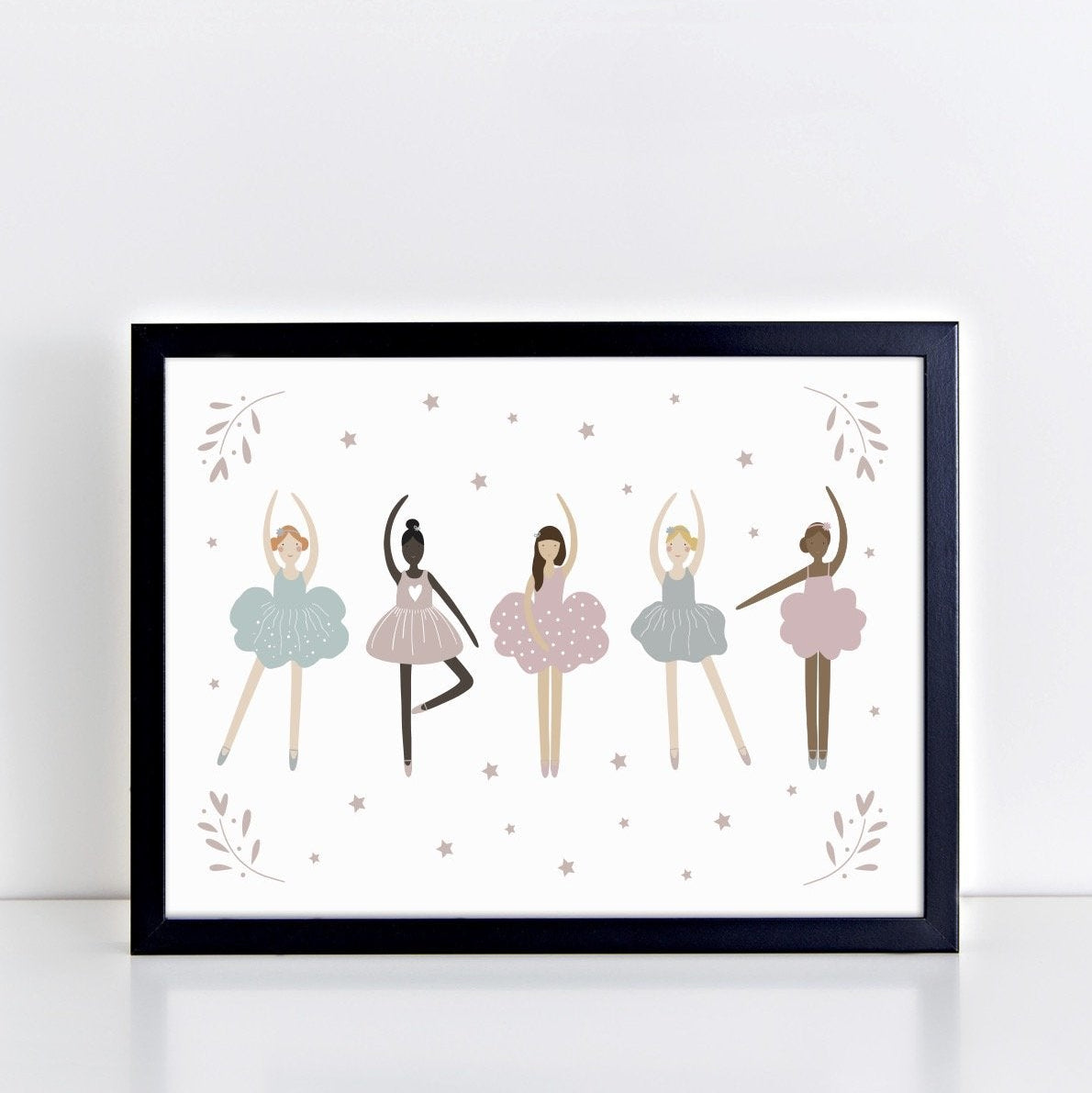 The Little Jones Ballerinas Print - Landscape