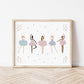 The Little Jones Ballerinas Print - Landscape