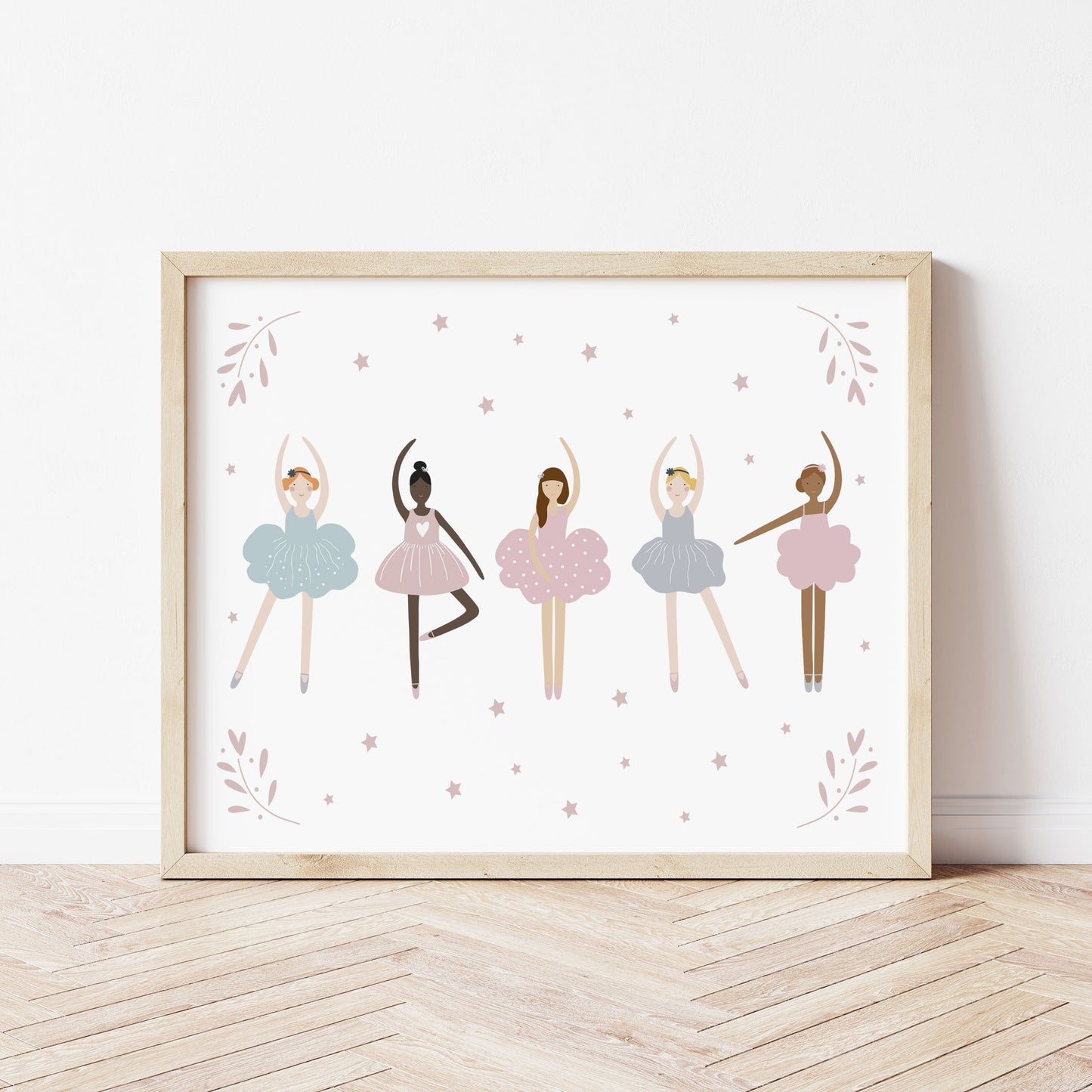The Little Jones Ballerinas Print - Landscape