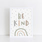 The Little Jones Be Kind Print - Muted Camo