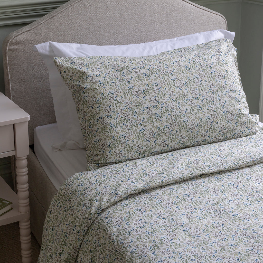Avery Row Organic Cotton Single Bedding Set - Riverbank