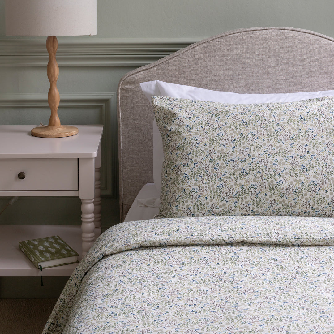 Avery Row Organic Cotton Single Bedding Set - Riverbank