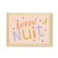 Bonne Nuit Kids Art Print by Hibou Home