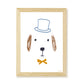 Bruno Dog Kids Art Print by Hibou Home