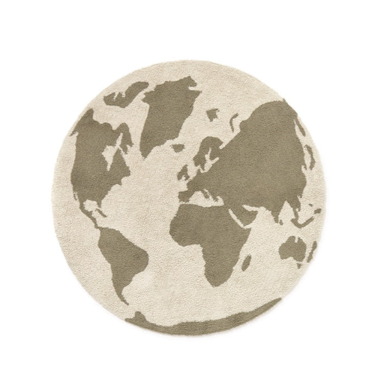 Lorena Canals Washable Rug - Rugcycled - World Map