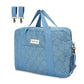 Avery Row Baby Changing Bag with Pram Clips - Denim