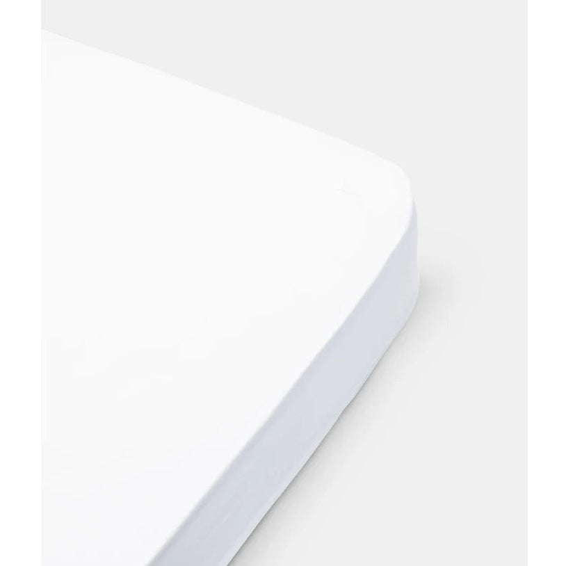 Dear April Grow Fitted Adult Sheet - 90 x 200cm - Simply White