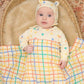 The Bonniemob Dreamy & Ditto Baby Playsuit & Muslin Swaddle Gift Box