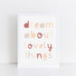 The Little Jones Dream About Lovely Things Boho Print