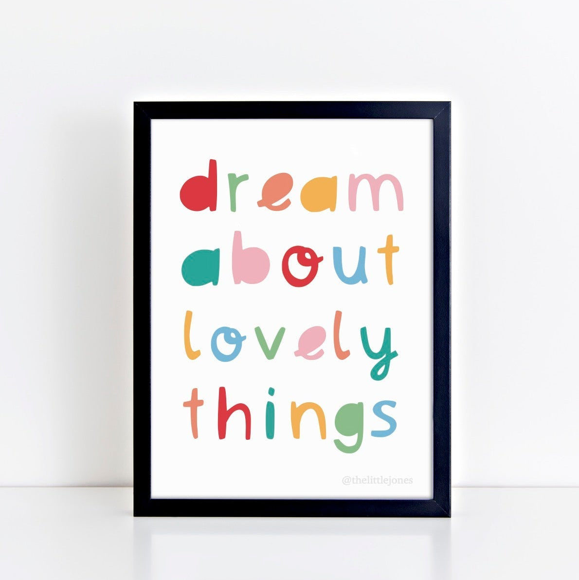 The Little Jones Dream About Lovely Things Spring Print