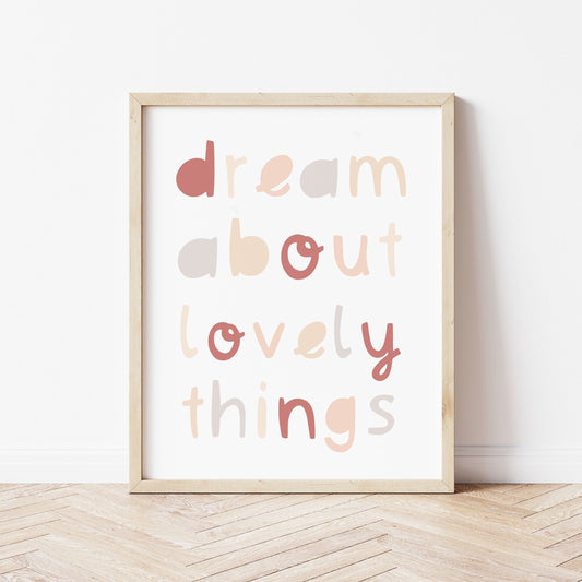The Little Jones Dream About Lovely Things Boho Print