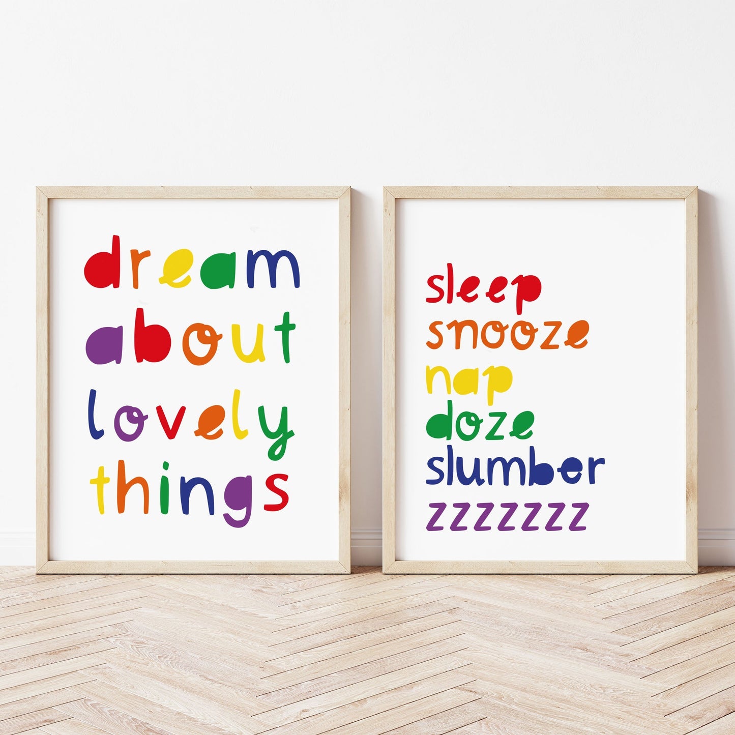 The Little Jones Dream About Lovely Things Rainbow Print