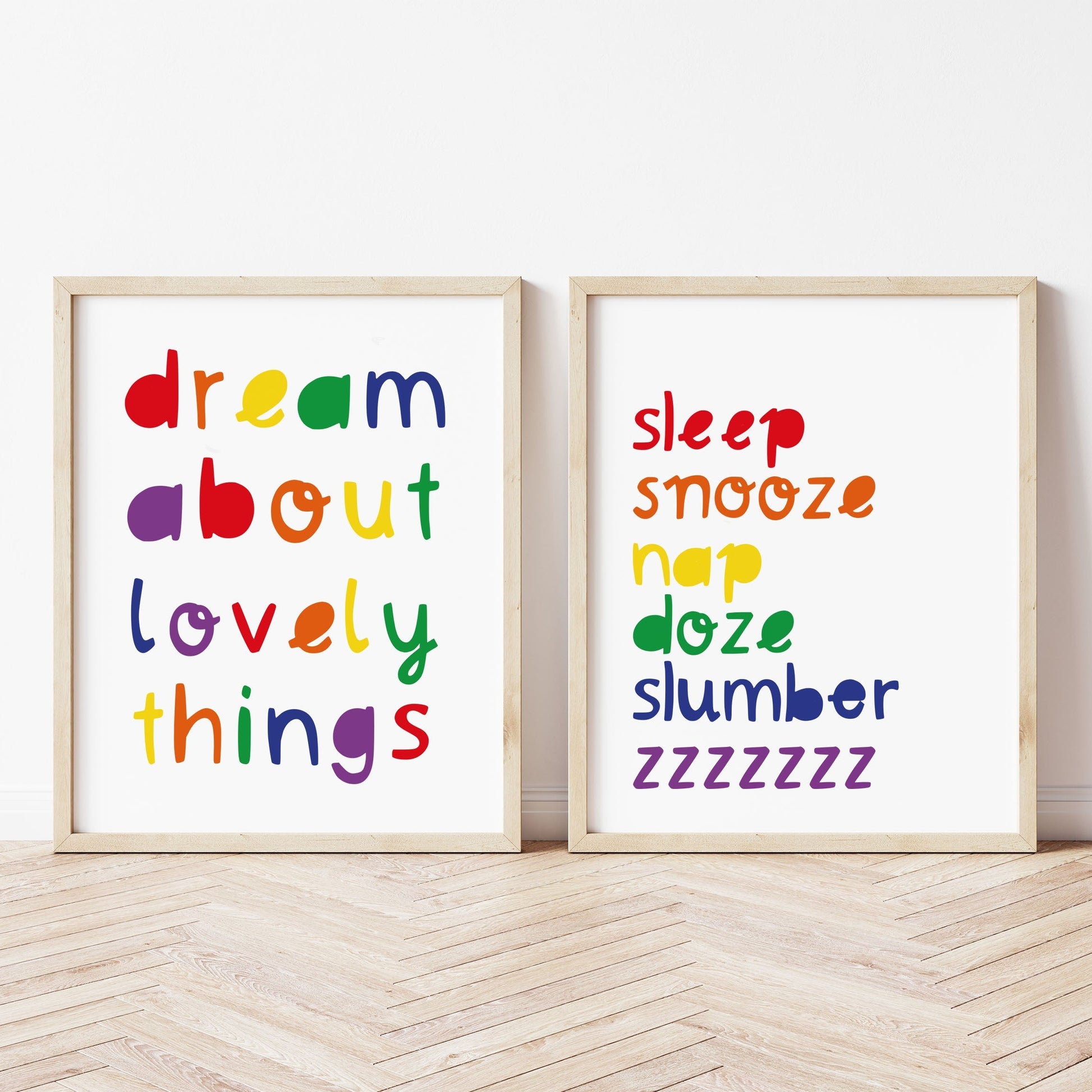 The Little Jones Dream About Lovely Things Rainbow Print