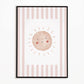 The Little Jones Boho Sunshine Print - Dusky Pink Stripes
