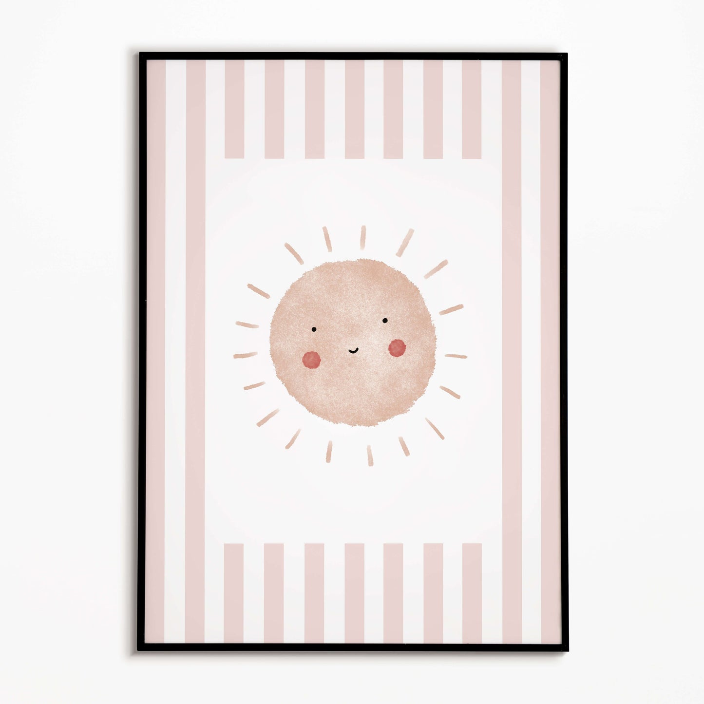 The Little Jones Boho Sunshine Print - Dusky Pink Stripes