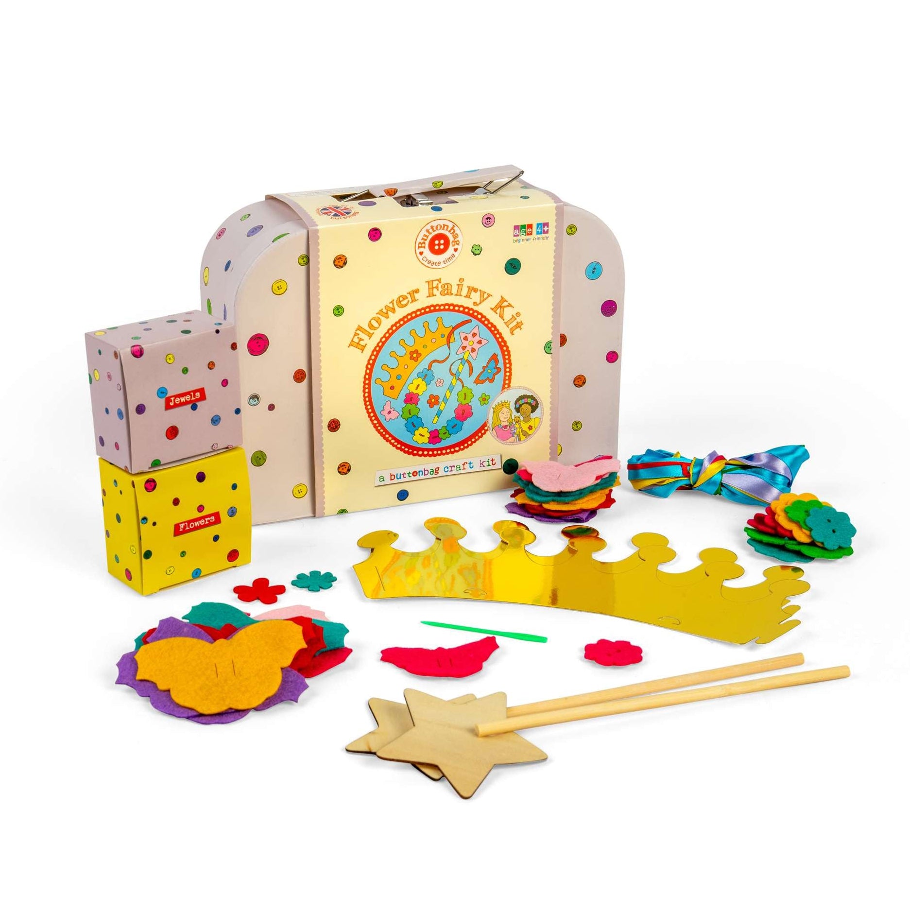 Buttonbag Flower Fairy Case Craft Kit