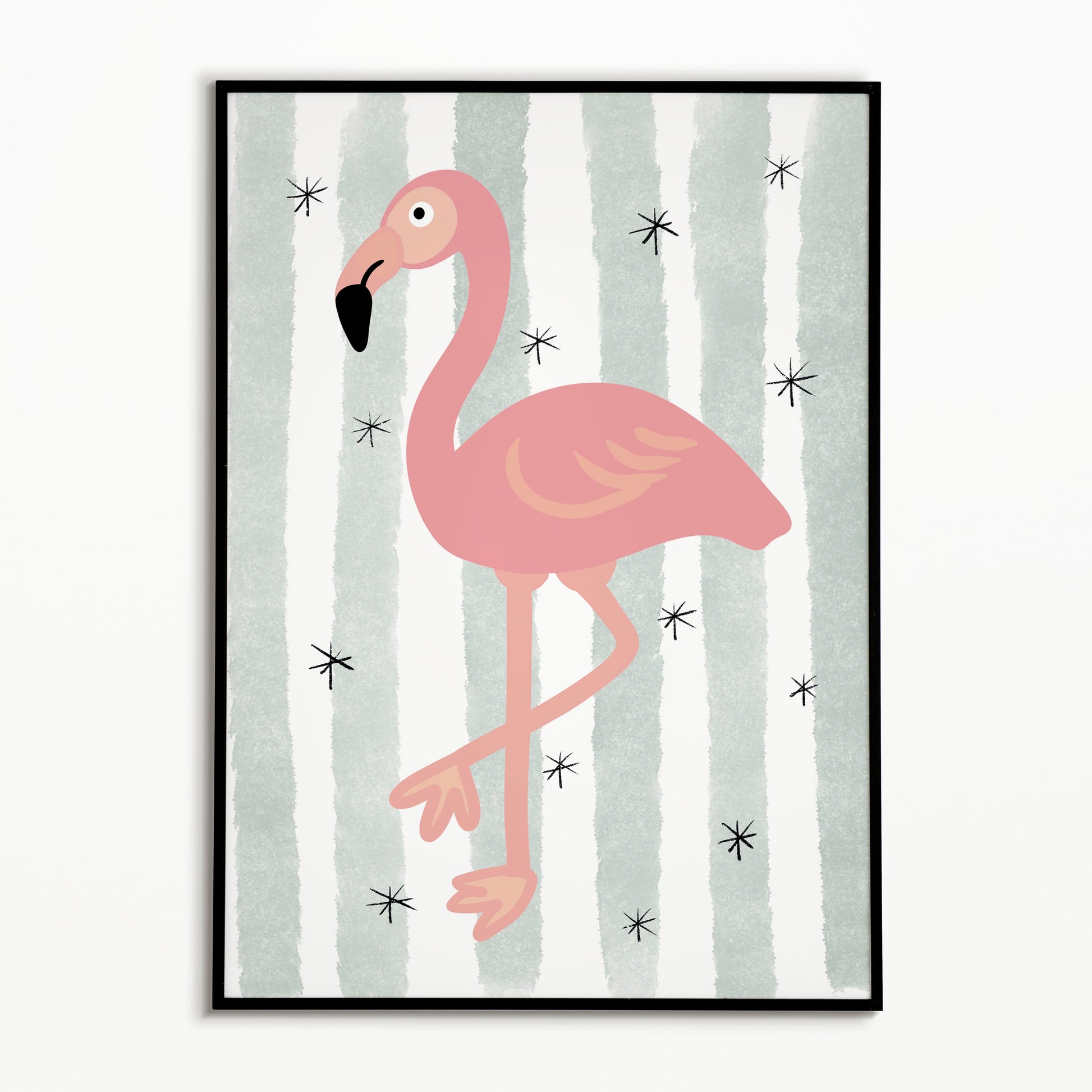 The Little Jones Flamingo Print