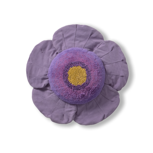 Lorena Canals Floor Cushion - Purple Poppy