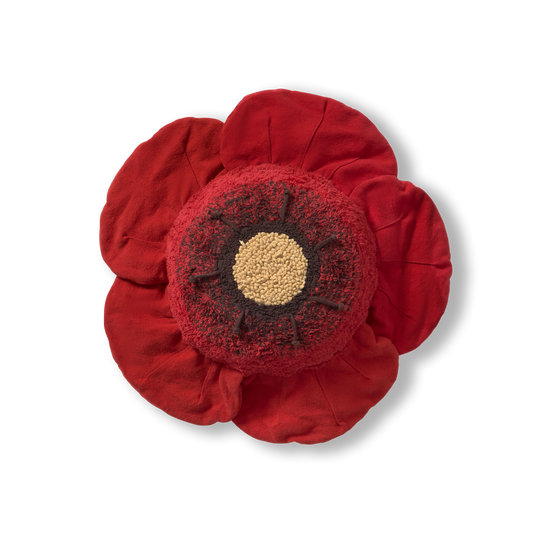 Lorena Canals Floor Cushion - Red Poppy