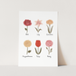 Kid of the Village Flowers Art Print - White
