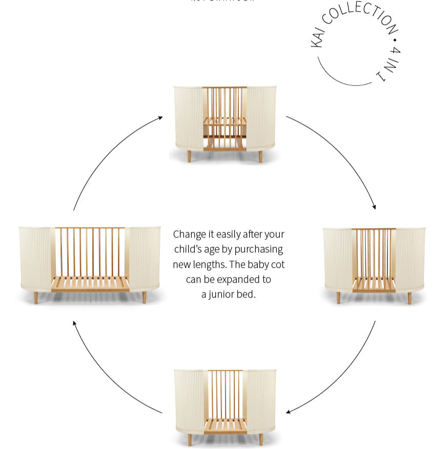 Kas Kopenhagen Kai Baby Cot 