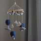 Gamcha Felt Baby Mobile - Air Balloons - Dark Blue