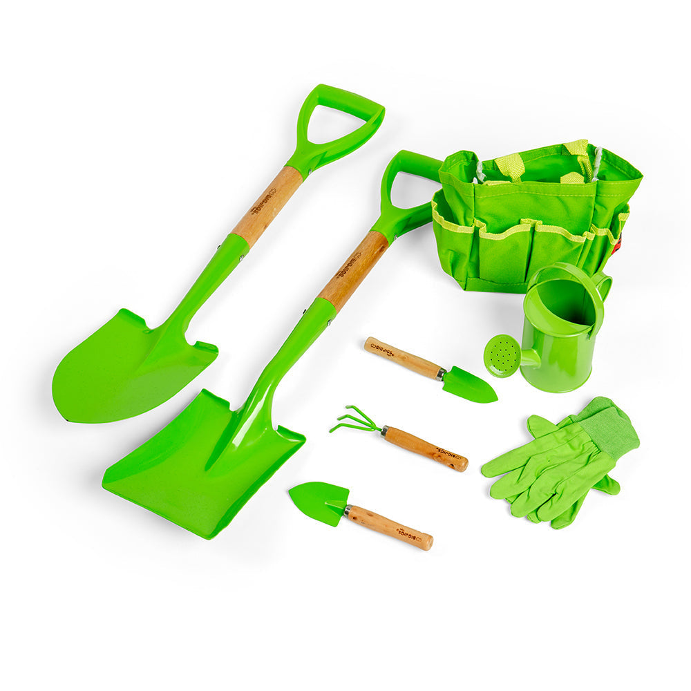 Bigjigs Short Handled Children's Gardening Tool Bundle