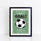 The Little Jones Football Pitch Print - Goal!