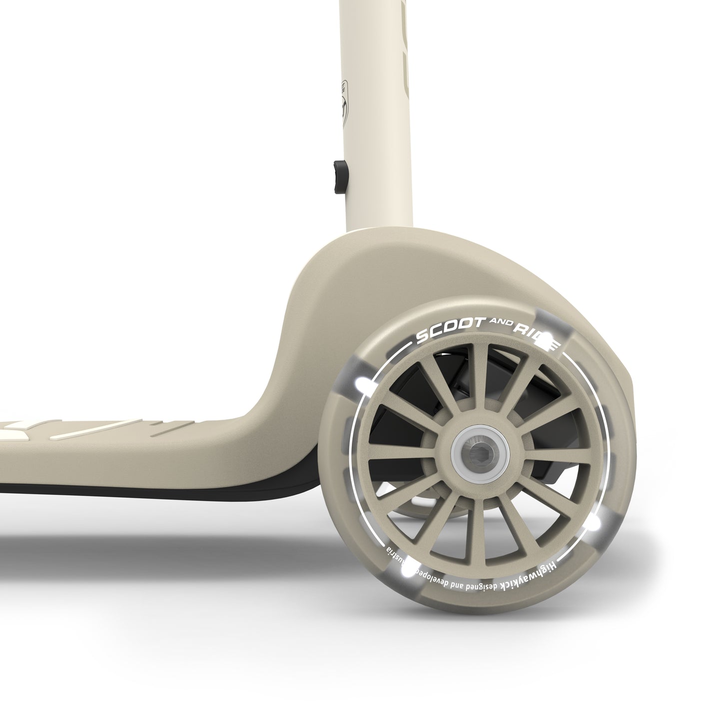 Scoot & Ride Highway Kick 3S LED Scooter - Ash