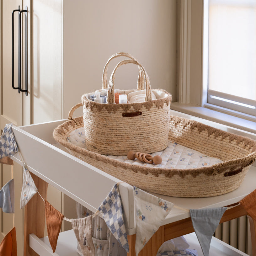 Avery Row Maize Nappy Caddy - Natural