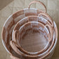 Avery Row Checkerboard Storage Basket - Small - Nude