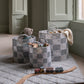 Avery Row Checkerboard Storage Basket - Large - Powder Blue