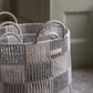 Avery Row Checkerboard Storage Basket - Medium - Powder Blue