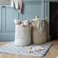 Avery Row Large Quilted Storage Basket - Nature Trail/Stripe