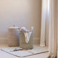 Avery Row Large Quilted Storage Basket - Riverbank/Willow