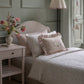 Avery Row Rectangular Linen Frill Cushion - Wildflower Garden
