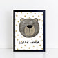 The Little Jones Happy Bear Print - Spotty Hello World